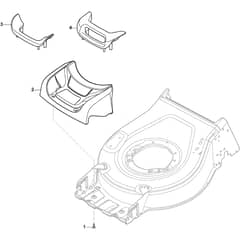 CP1 484 WSE - 2019 - 2L0486543/19 - Castel Garden Rotary Mower Mask Diagram