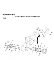 Husqvarna CRT35 - 1996-3 - Tine Assembly