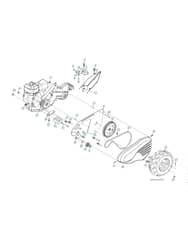 Husqvarna CRT51 - 2008-11 - Mainframe - Left Side
