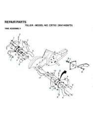 Husqvarna CRT52 - 1999-3 - Tine Assembly
