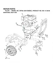 Husqvarna CRT83 - 1999-9 - Mainframe - Right Side