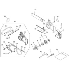 CS-320TES Chain Brake Assembly
