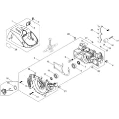 Echo CS-501SX Crankcase