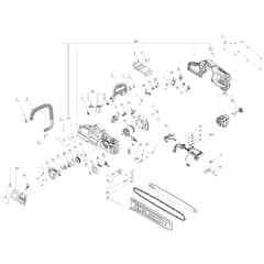 EGO CS2000E - Chainsaw (Apr 2024) Main Assy Diagram