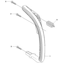 McCulloch CS350 - 2011-07 - Handle Parts Diagram