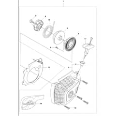 McCulloch CS350 - 2011-07 - Starter Parts Diagram