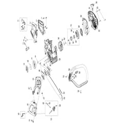McCulloch CS50S - Side Cover & Clutch Parts Diagram