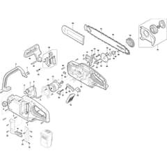 CS 100e - 2025 - 271400001/ST1 - Stiga Chainsaw Chainsaw Diagram