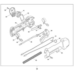 Makita CS-246.4C - Multi Function Power Head - Power Tool 02 Diagram