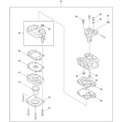 Makita CS-246.4C - Multi Function Power Head - Power Tool 04 Diagram