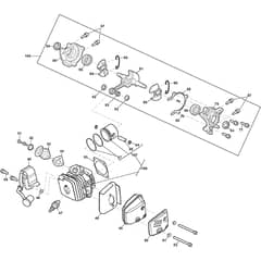 CS 330 - 2022-2023 - 240311202/ST2 - Stiga Chainsaw Cylinder Crankcase Diagram
