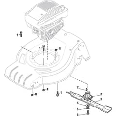 CS 434-G - 2011-2016 - 295441043/12 - Castel Garden Rotary Mower Blade Diagram