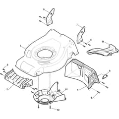 CS 480 S - 2014-2020 - 295490673/11 - Castel Garden Rotary Mower Deck Diagram