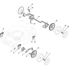 CS 480 S - 2014-2020 - 295490673/11 - Castel Garden Rotary Mower Height Adjusting Diagram