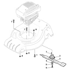CS 484 W-H - 2012-2014 - 295495033/12 - Castel Garden Rotary Mower Blade Diagram