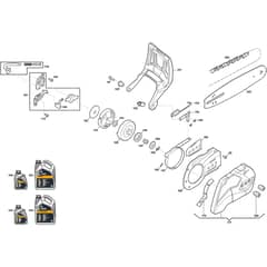 CS 750 - 2022-2023 - 240461502/ST1 - Stiga Chainsaw Clutch Flywheel Diagram