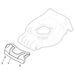 CSC 534 WS-H - 2015 - 295546038/ALX - Castel Garden Rotary Mower Mask Diagram