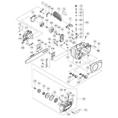 Tanaka CS-33EA - Crankcase Assembly