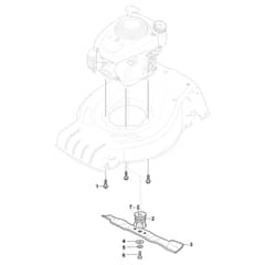 CSL 484 WSQ-H - 2019-2020 - 295496833/19 - Castel Garden Rotary Mower Blade Diagram