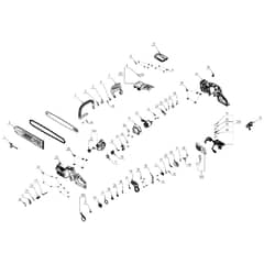 EGO CSX5000 - Professional-X Chainsaw (Apr 2024) Main Assy Diagram