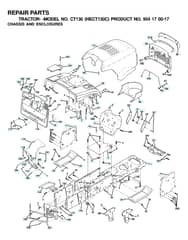 Husqvarna Ct130 - Chassis & Enclosures