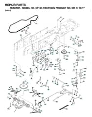 Husqvarna Ct130 - Drive
