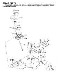 Husqvarna Ct135 - Steering
