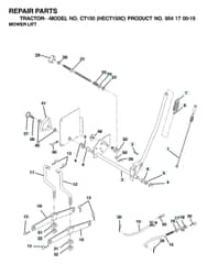 Husqvarna Ct150 - Mower Lift & Deck Lift
