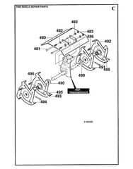 Husqvarna CT16 - Tine Assembly