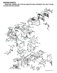 Husqvarna Cth135 - Chassis & Enclosures