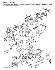 Husqvarna Cth140Xp - Chassis & Enclosures