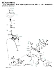 Husqvarna Cth140Xp - Steering