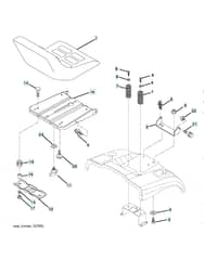 Husqvarna Cth151 T - Seat