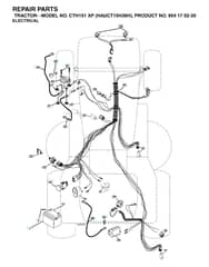 Husqvarna Cth151 Xp - Electrical