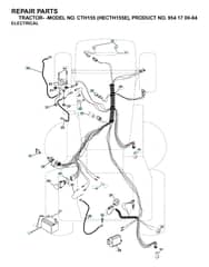Husqvarna Cth155 - Electrical