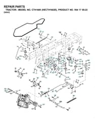 Husqvarna Cth160 Ii - Drive