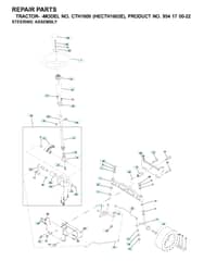 Husqvarna Cth160 Ii - Steering