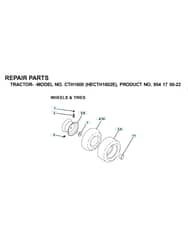 Husqvarna Cth160 Ii - Wheels & Tyres