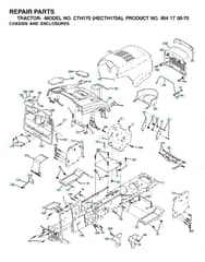 Husqvarna Cth170 - Chassis & Enclosures
