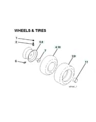 Husqvarna Cth171 - Wheels & Tyres