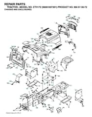 Husqvarna Cth172 - Chassis & Enclosures