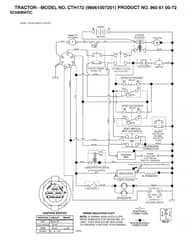 Husqvarna Cth172 - Schematic
