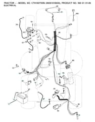 Husqvarna Cth180 Twin - Electrical