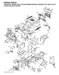 Husqvarna Cth180 Xp - Chassis & Enclosures