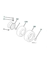 Husqvarna Cth200 Twin - Wheels & Tyres