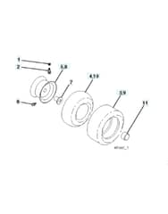Husqvarna Cth2036 T - Wheels & Tyres
