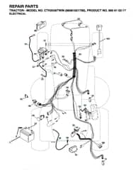 Husqvarna Cth2036 Twin - Electrical