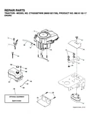 Husqvarna Cth2036 Twin - Engine