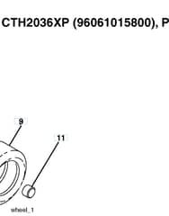 Husqvarna Cth2036 Xp - Wheels & Tyres