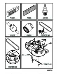 Husqvarna Cth2038 - Frequently Used Parts